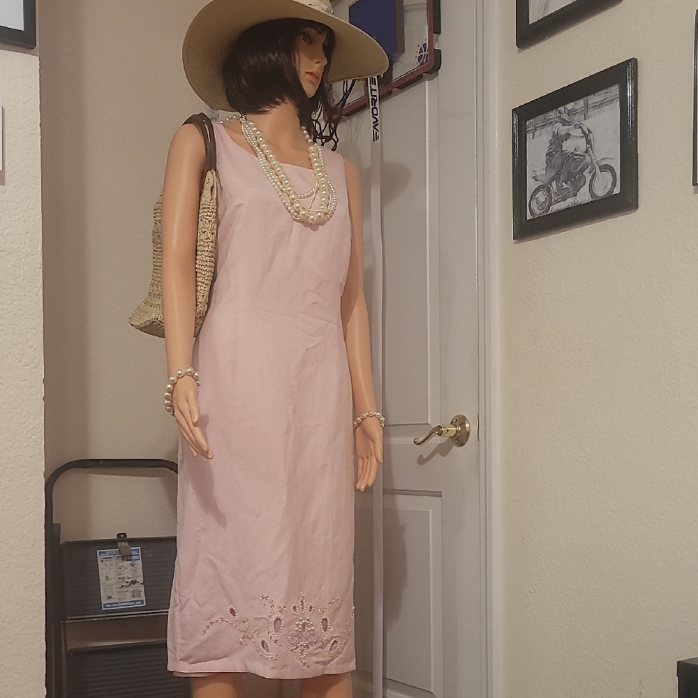 Jessica Howard Blush Asymmetrical Dress